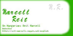 marcell reit business card